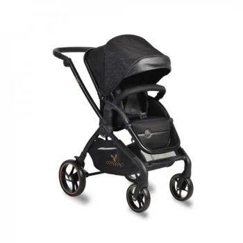 Cangaroo kolica za bebe Mira 2u1 sa tvrdom korpom crna-1 Cangaroo kolica za bebe Mira 2u1 sa tvrdom korpom crna-1