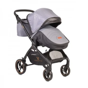 Cangaroo kolica za bebe Mira 2u1 sa tvrdom korpom siva -1 Cangaroo kolica za bebe Mira 2u1 sa tvrdom korpom siva -1