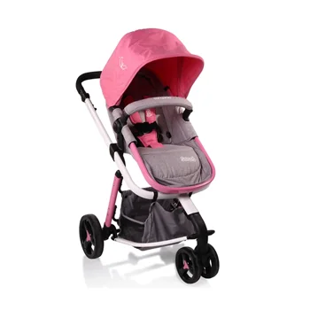 Cangaroo dečija kolica Sarah Grey pink-1 Cangaroo dečija kolica Sarah Grey pink-1