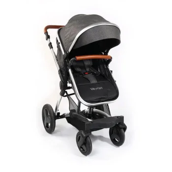 Cangaroo kolica za bebe Veyron tamno siva-1 Cangaroo kolica za bebe Veyron tamno siva-1