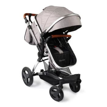 Cangaroo kolica za bebe Veyron svetlo siva -1 Cangaroo kolica za bebe Veyron svetlo siva -1