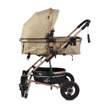 Cangaroo kolica za bebe sa mehanizmom za ljuljanje Gigi bež-3 Cangaroo kolica za bebe sa mehanizmom za ljuljanje Gigi bež-3