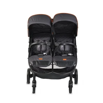 Cangaroo kolica za blizance Rome crna -1 Cangaroo kolica za blizance Rome crna -1