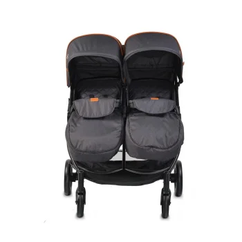 Cangaroo kolica za blizance Rome crna -2 Cangaroo kolica za blizance Rome crna -2