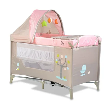 Cangaroo prenosivi krevetac Friend 3 nivoa pink-1 Cangaroo prenosivi krevetac Friend 3 nivoa pink-1