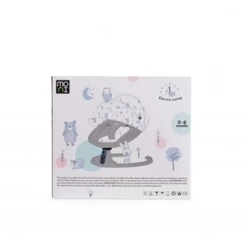 Cangaroo ljuljaška za bebe Ari siva sa daljinskim upravljačem-7 Cangaroo ljuljaška za bebe Ari siva sa daljinskim upravljačem-7