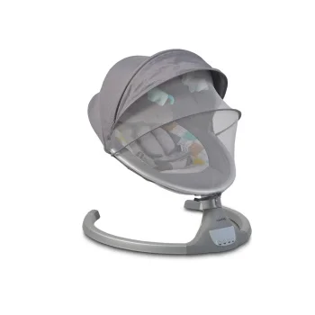 Cangaroo električna ljuljaška za bebe iSwing light grey-2