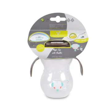 Cangaroo magična šolja za bebe 360° grey -1 Cangaroo magična šolja za bebe 360° grey -1