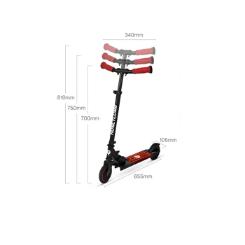 QPlay trotinet Honeycomb red-1 QPlay trotinet Honeycomb red-1