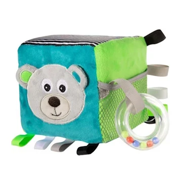 Canpol babies plišana igračka kocka Meda grey 68/073 Canpol babies plišana igračka kocka Meda grey 68/073