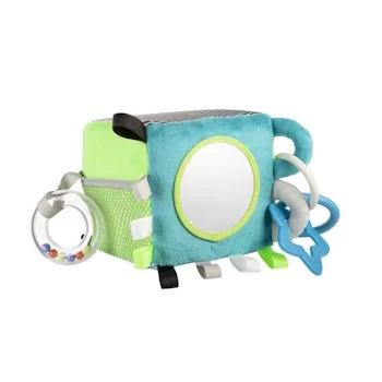 Canpol babies plišana igračka kocka Meda grey 68/073-1 Canpol babies plišana igračka kocka Meda grey 68/073-1