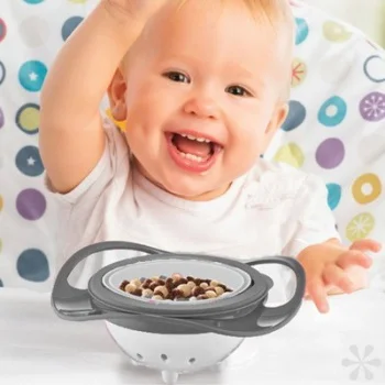 Canpol činija za hranjenje 360 grey-3 Canpol činija za hranjenje 360 grey-3