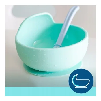 Canpol silikonska činija za bebe sa prijanjajućim dnom 330 ml blu-1 Canpol silikonska činija za bebe sa prijanjajućim dnom 330 ml blu-1