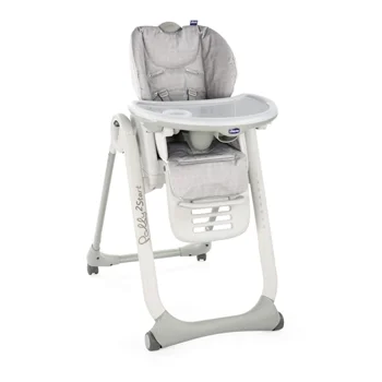 Chicco hranilica Polly 2 Start Happy Silver Chicco hranilica Polly 2 Start Happy Silver