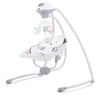 Chipolino električna muzička ljuljaška za bebe Aida 9 kg Doggie gray Chipolino električna muzička ljuljaška za bebe Aida 9 kg Doggie gray