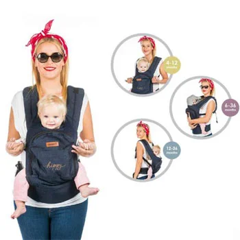 Chipolino kengur nosiljka za bebe Hippy blue stars -1 Chipolino kengur nosiljka za bebe Hippy blue stars -1