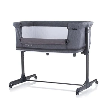 Chipolino kolevka sa padajućom stranicom 2u1 Mommy n Me graphite-1 Chipolino kolevka sa padajućom stranicom 2u1 Mommy n Me graphite-1