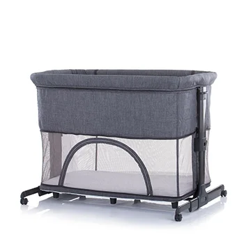 Chipolino kolevka sa padajućom stranicom 2u1 Mommy n Me graphite-4 Chipolino kolevka sa padajućom stranicom 2u1 Mommy n Me graphite-4