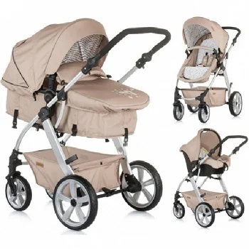Chipolino kolica za bebe 3u1 Fama 2019 caramel Chipolino kolica za bebe 3u1 Fama 2019 caramel