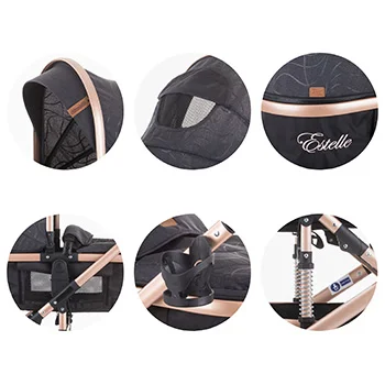 Chipolino kolica za bebe Estelle anthracite-7 Chipolino kolica za bebe Estelle anthracite-7