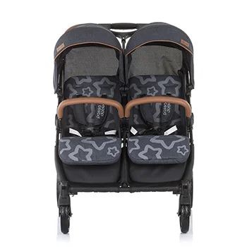 Chipolino kolica za blizance Passo Doble 2019 granite grey-1 Chipolino kolica za blizance Passo Doble 2019 granite grey-1