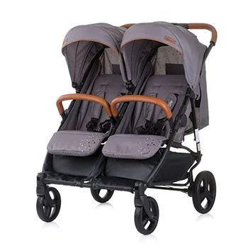 Chipolino kolica za blizance Passo Doble platinum Chipolino kolica za blizance Passo Doble platinum