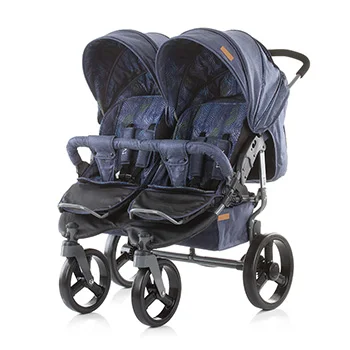 Chipolino kolica za blizance Twix 2019 jeans Chipolino kolica za blizance Twix 2019 jeans