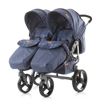 Chipolino kolica za blizance Twix 2019 jeans-2 Chipolino kolica za blizance Twix 2019 jeans-2