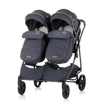 Chipolino kolica za blizance Duo Smart Graphite Linen Chipolino kolica za blizance Duo Smart Graphite Linen
