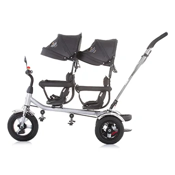 Chipolino tricikl za blizance 2Play asphalt-1 Chipolino tricikl za blizance 2Play asphalt-1