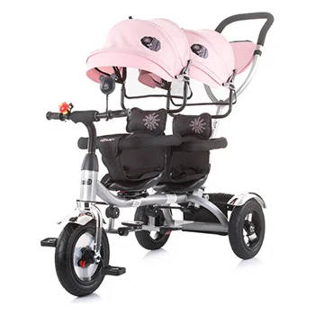 Chipolino tricikl za blizance 2Play peony pink Chipolino tricikl za blizance 2Play peony pink