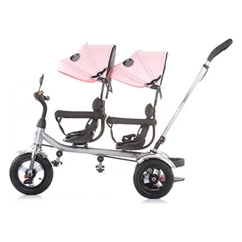 Chipolino tricikl za blizance 2Play peony pink-1 Chipolino tricikl za blizance 2Play peony pink-1