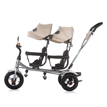 Chipolino tricikl za blizance 2Play vanilla-1 Chipolino tricikl za blizance 2Play vanilla-1