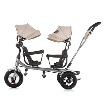 Chipolino tricikl za blizance 2Play vanilla-2 Chipolino tricikl za blizance 2Play vanilla-2