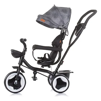 Chipolino tricikl sa nadstrešnicom Jazz asphalt-1 Chipolino tricikl sa nadstrešnicom Jazz asphalt-1