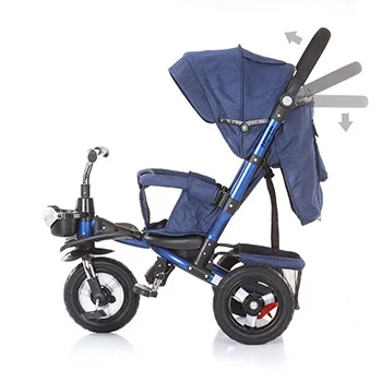 Chipolino tricikl sa ručkom Polar blue-2 Chipolino tricikl sa ručkom Polar blue-2