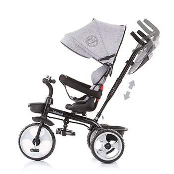 Chipolino tricikl sa ručkom i rotirajućim sedištem Tempo ash-3 Chipolino tricikl sa ručkom i rotirajućim sedištem Tempo ash-3