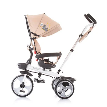 Chipolino tricikl sa ručkom i rotirajućim sedištem Tempo caramel-2 Chipolino tricikl sa ručkom i rotirajućim sedištem Tempo caramel-2