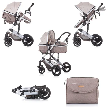 Chipolino kolica za bebe Terra Mocca Linen -1 Chipolino kolica za bebe Terra Mocca Linen -1