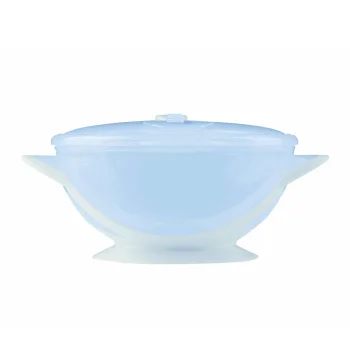 Kikka Boo činija sa vakumom i kašičicom Feedy Blue-1 Kikka Boo činija sa vakumom i kašičicom Feedy Blue-1