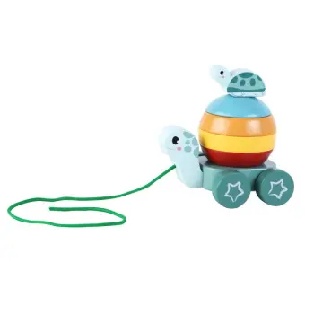 Drvena dečija kornjača sa kanapom 618338 Drvena dečija kornjača sa kanapom 618338