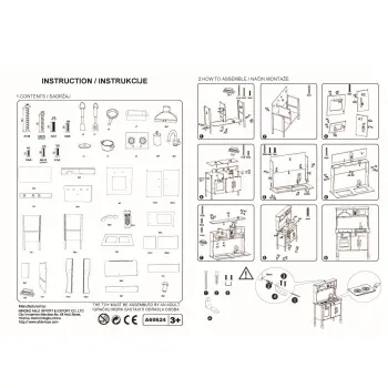 Drvena dečija kuhinja Monny velika 616563-4