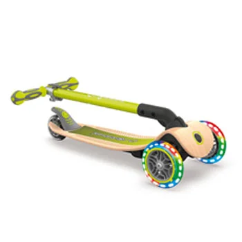 Globber drveni trotinet sa sklapanjem i svetlima Primo 200009-6 Globber drveni trotinet sa sklapanjem i svetlima Primo 200009-6
