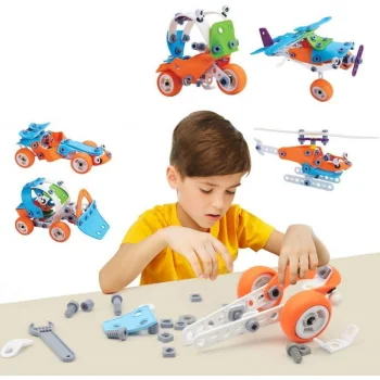 Hoogar edukativni građevinski set igračaka 5u1 132 dela -4 Hoogar edukativni građevinski set igračaka 5u1 132 dela -4