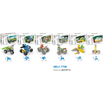 Hoogar set igračaka Building Blocks gradska vozila 18-24 elemenata 