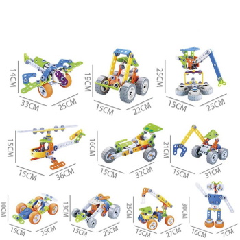 Hoogar set igračaka Building Blocks 10u1 Robot 167 elemenata -3