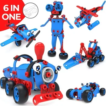 Hoogar set igračaka Building Blocks 6u1 142 elementa -2 Hoogar set igračaka Building Blocks 6u1 142 elementa -2