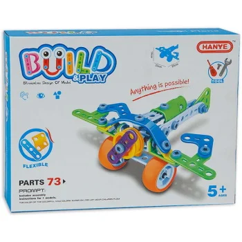 Hoogar set igračaka Building Blocks avion 73 dela-1