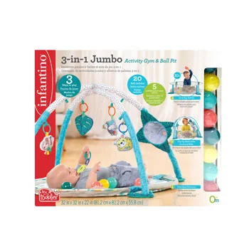 Infantino JUMBO bebi podloga sa lopticama 115176-1 Infantino JUMBO bebi podloga sa lopticama 115176-1