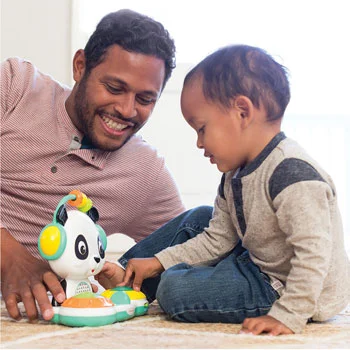 Infantino muzička/edikativna igračka Spin and slide Panda 115110-2 Infantino muzička/edikativna igračka Spin and slide Panda 115110-2